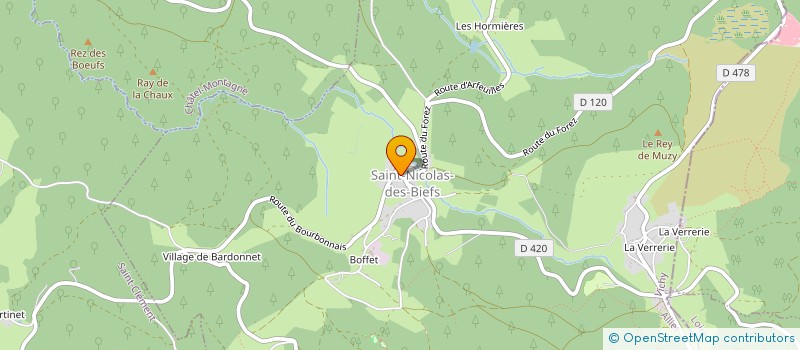 localisation de l'entreprise SIMA à SAINT-NICOLAS-DES-BIEFS