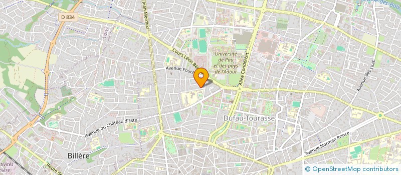 localisation de l'entreprise SIMA à PAU