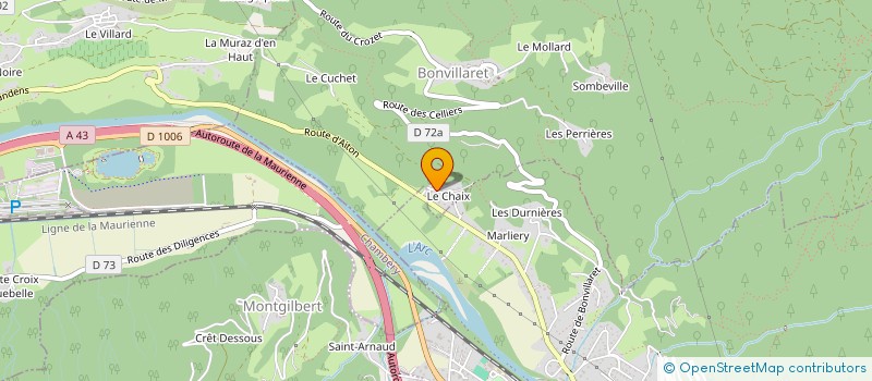 localisation de l'entreprise SIMA COURTAGE  BONVILLARET