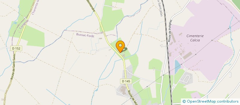 localisation de l'entreprise SIMA LOCATION  BUSSAC-FORET