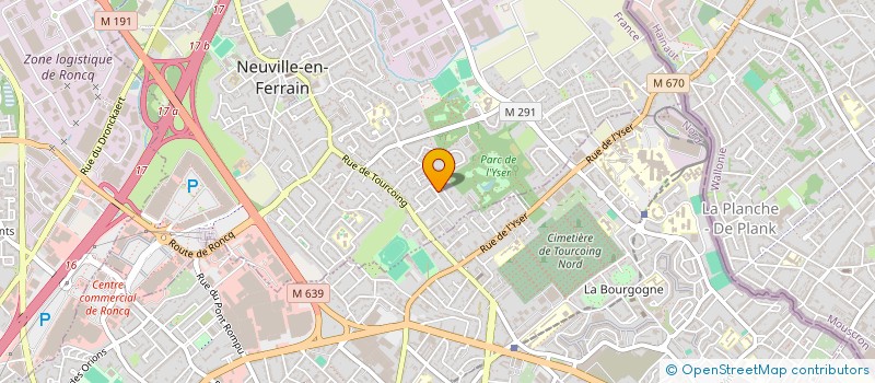 localisation de l'entreprise SIMA PROJECT à NEUVILLE-EN-FERRAIN