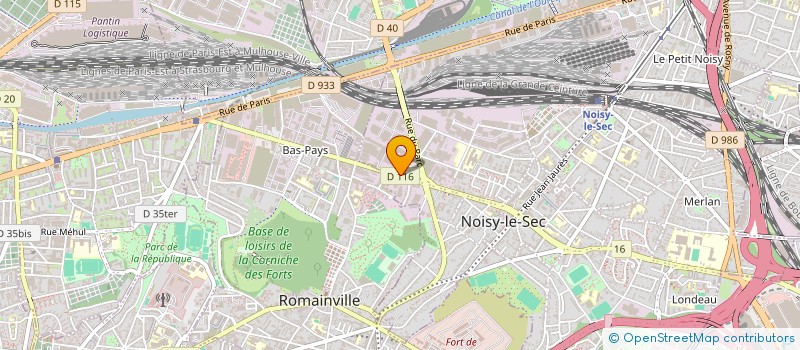 localisation de l'entreprise SIMA USDIN à NOISY-LE-SEC