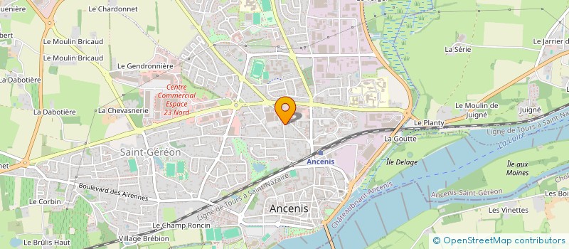 localisation de l'entreprise SIMABJX50  ANCENIS-SAINT-GEREON