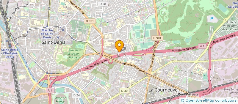 localisation de l'entreprise SIMAC à SAINT-DENIS