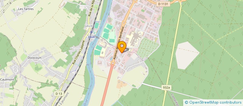 localisation de l'entreprise SIMAC  LACROIX-SAINT-OUEN