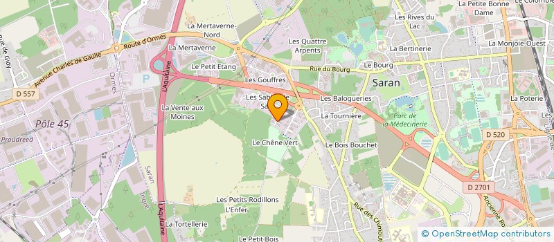 localisation de l'entreprise SIMAC CONSTRUCTIONS à SARAN