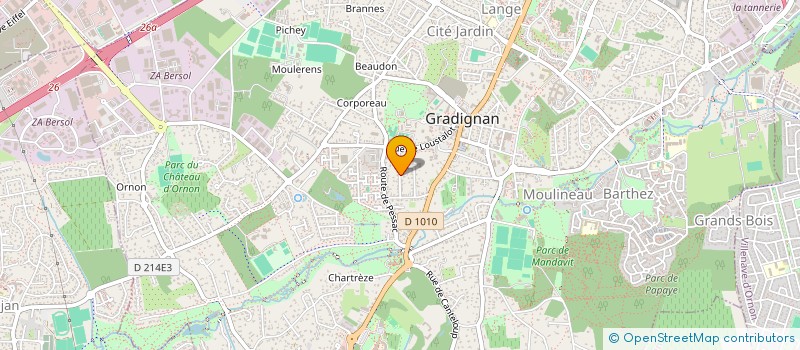 localisation de l'entreprise SIMACO  GRADIGNAN