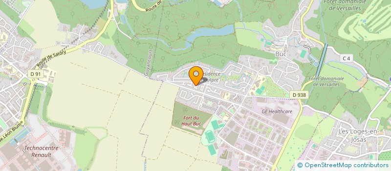 localisation de l'entreprise SIMACORP  BUC