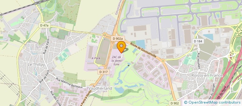 localisation de l'entreprise SIMAERO HOLDING à ROISSY-EN-FRANCE