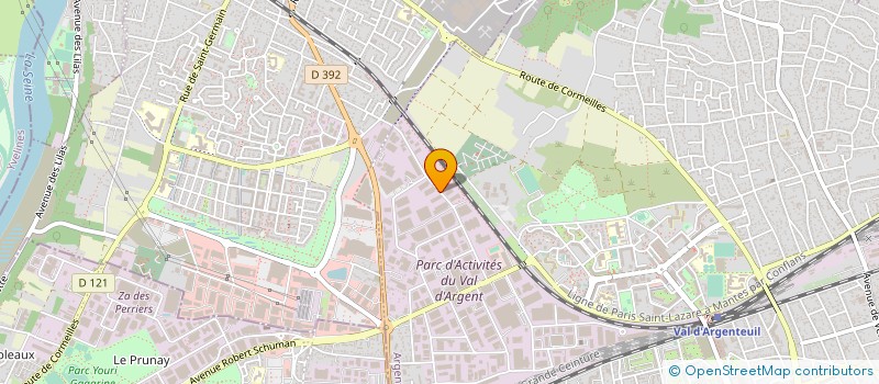 localisation de l'entreprise SIMAFROID à ARGENTEUIL
