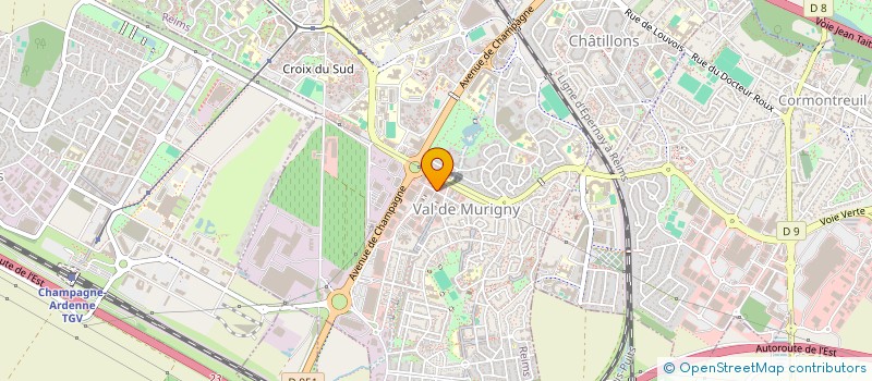 localisation de l'entreprise SIMAG  REIMS