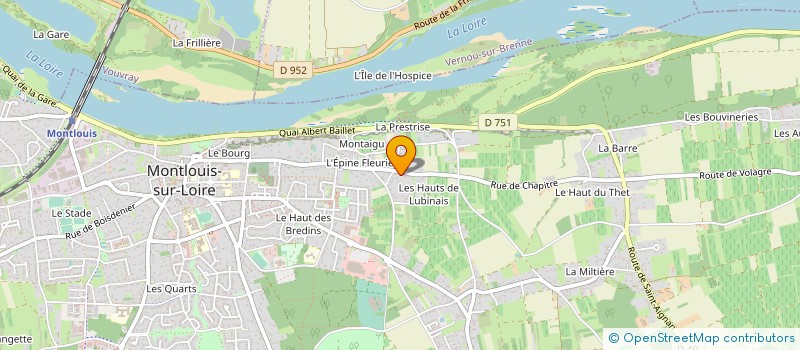 localisation de l'entreprise SIMAGA à MONTLOUIS-SUR-LOIRE