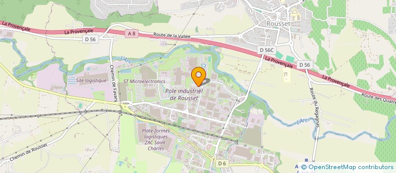 localisation de l'entreprise SIMAGEC  ROUSSET