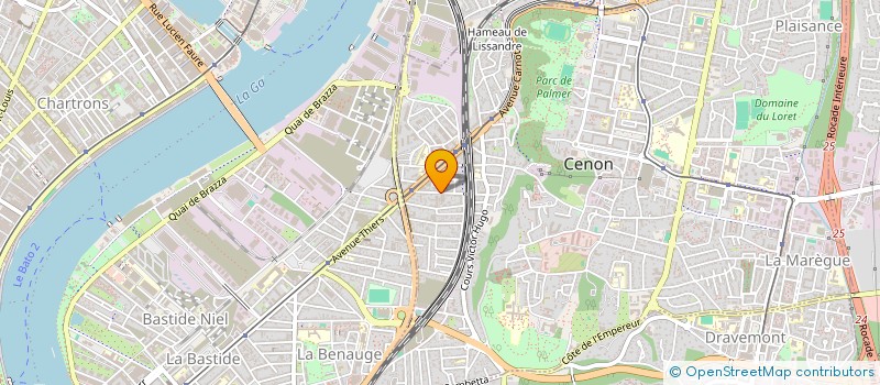 localisation de l'entreprise SIMAGIN  CENON