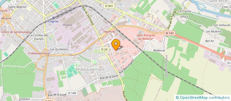 localisation de l'entreprise SIMAKS PARTICIPATIONS à CHATEAUBERNARD