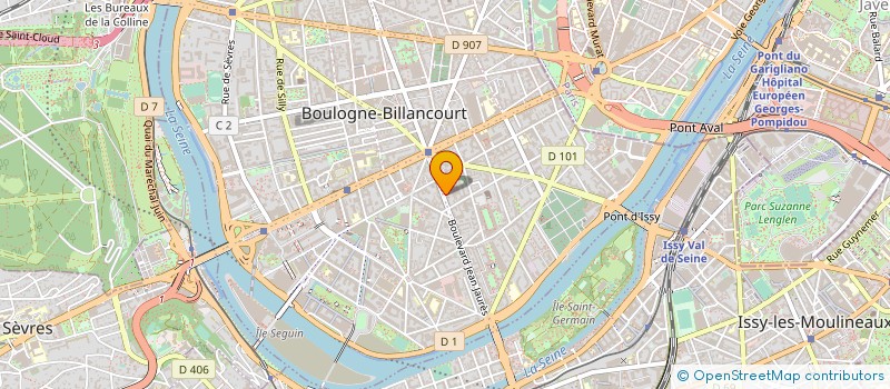 localisation de l'entreprise SIMALEP à BOULOGNE-BILLANCOURT