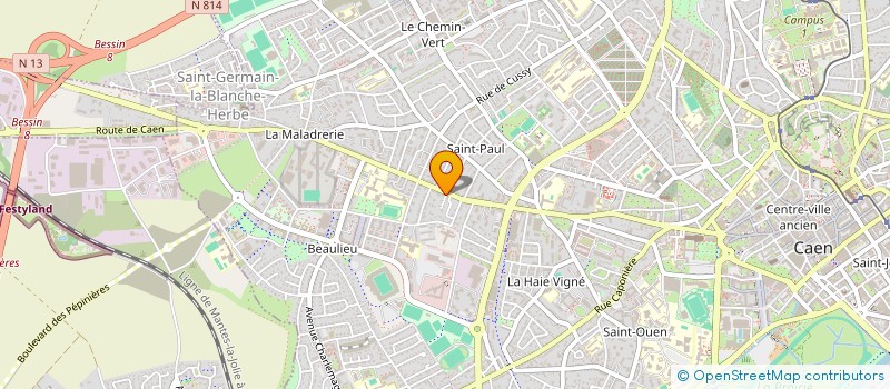 localisation de l'entreprise SIMALEX  CAEN