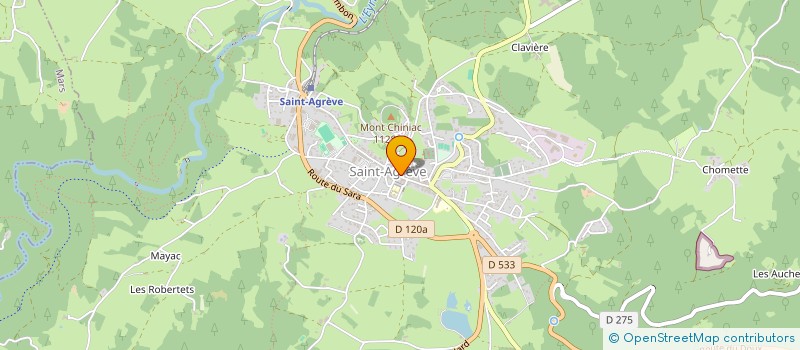 localisation de l'entreprise SIMALI à LE CHAMBON-SUR-LIGNON
