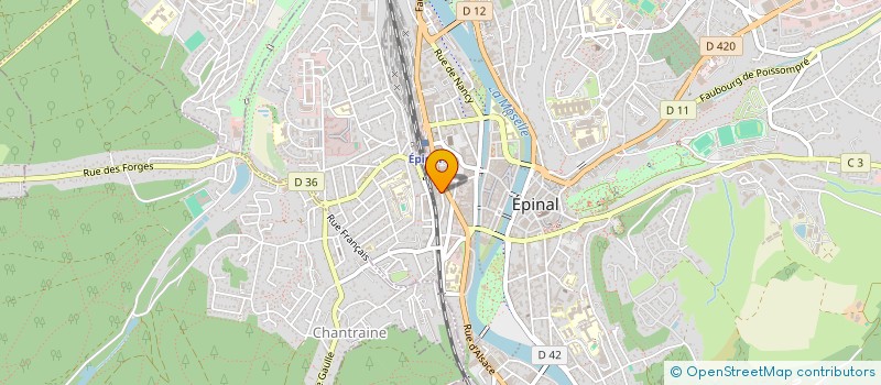 localisation de l'entreprise SIMALOU à EPINAL