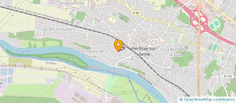 localisation de l'entreprise SIMALULA  HERBLAY-SUR-SEINE