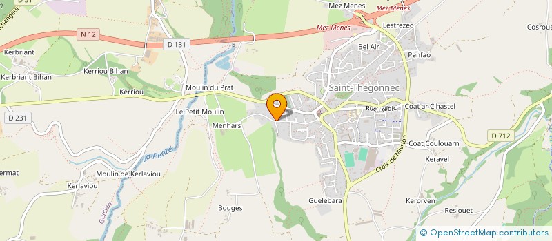 localisation de l'entreprise SIMALUVAI  SAINT-THEGONNEC LOC-EGUINER