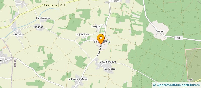 localisation de l'entreprise SIMALYS à AUSSAC-VADALLE