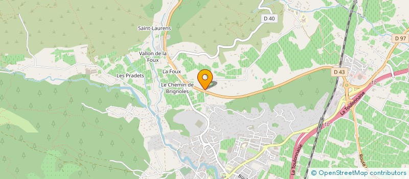 localisation de l'entreprise SIMAMALOU  CUERS