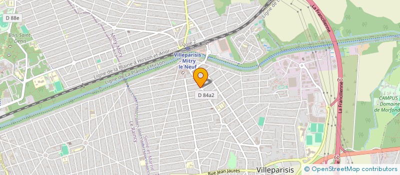 localisation de l'entreprise SIMAN  VILLEPARISIS