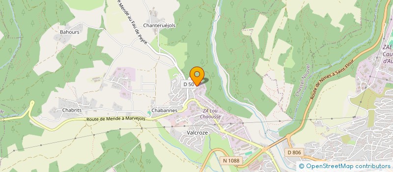 localisation de l'entreprise SIMAO ENTREPRISE  MENDE