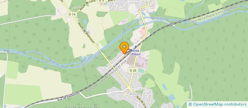 localisation de l'entreprise SIMAP  PINON