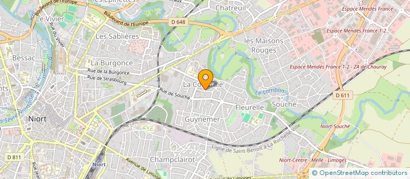 localisation de l'entreprise SIMAPOL à NIORT