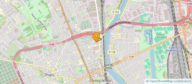 localisation de l'entreprise SIMAPRENOV à CHOISY-LE-ROI
