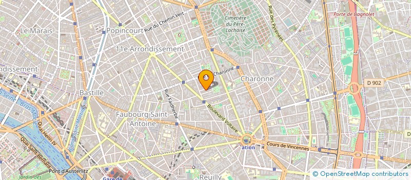 localisation de l'entreprise SIMAR  PARIS