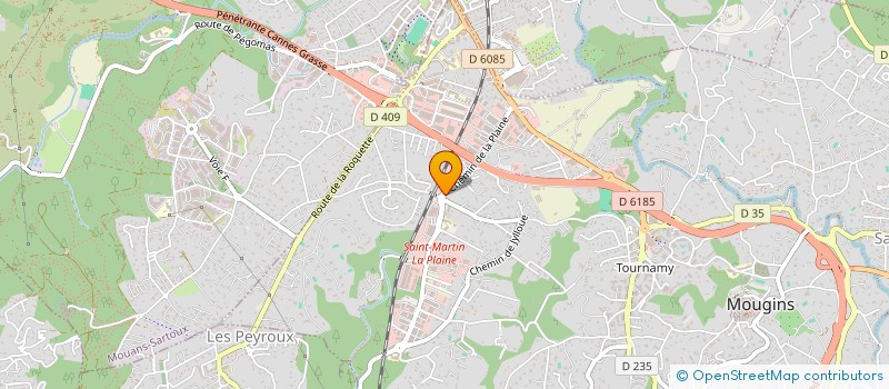 localisation de l'entreprise SIMAR ESTEREL à MOUGINS