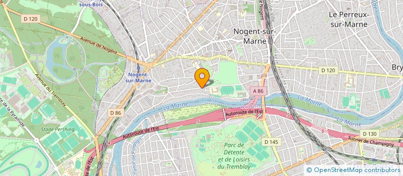 localisation de l'entreprise SIMARD MERCIER DIFFUSION à NOGENT-SUR-MARNE