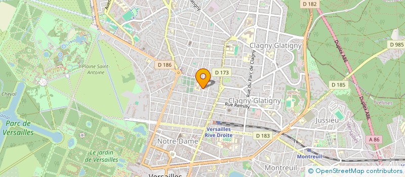 localisation de l'entreprise SIMARIS à VERSAILLES