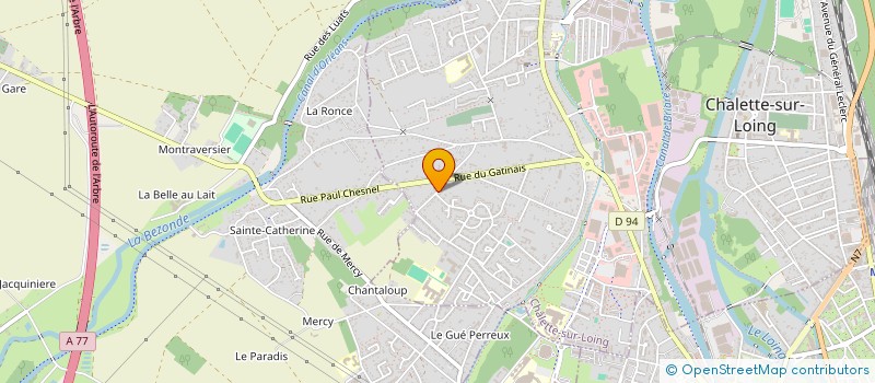 localisation de l'entreprise SIMARS IMMO  CHALETTE-SUR-LOING