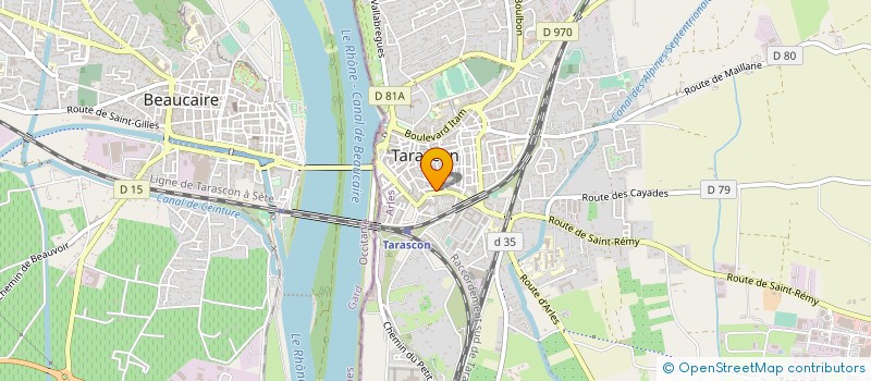 localisation de l'entreprise SIMART  TARASCON