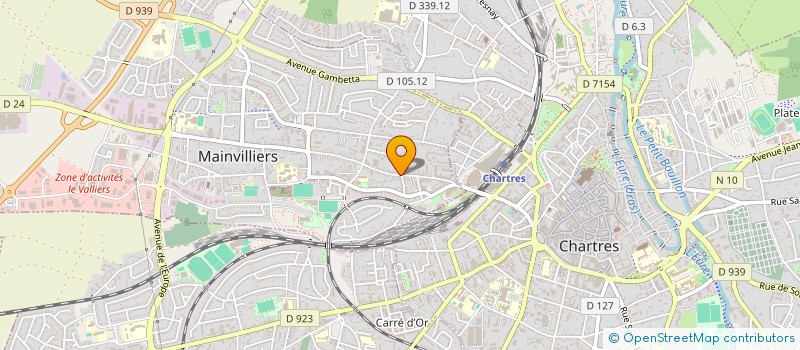 localisation de l'entreprise SIMART à MAINVILLIERS