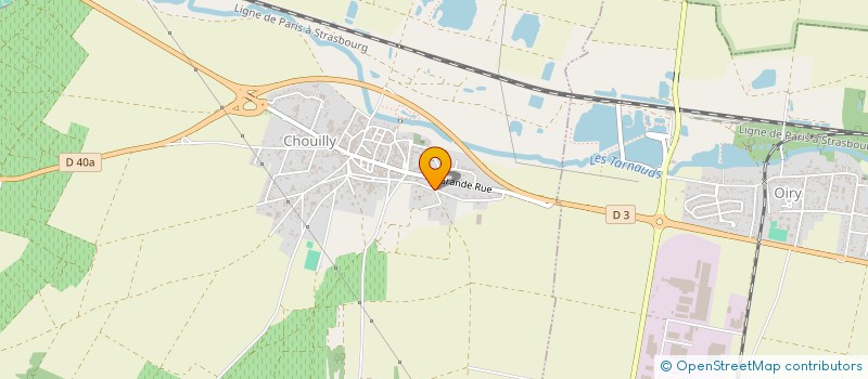 localisation de l'entreprise SIMART MOREAU  CHOUILLY