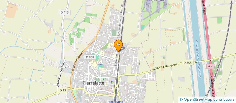 localisation de l'entreprise SIMAS à PIERRELATTE