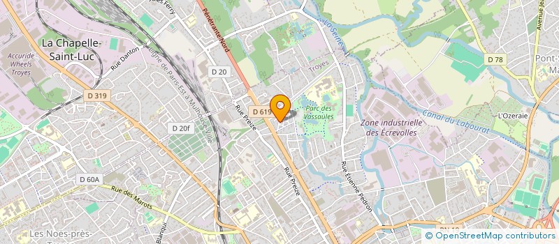 localisation de l'entreprise SIMASTAR SAS  TROYES