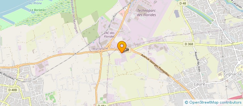 localisation de l'entreprise SIMAT à GIGNAC-LA-NERTHE