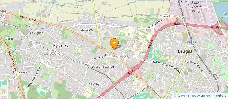 localisation de l'entreprise SIMATEL  EYSINES