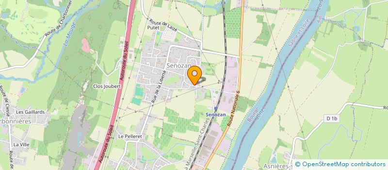 localisation de l'entreprise SIMAY  SENOZAN