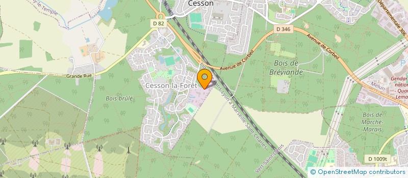 localisation de l'entreprise SIMAY  CESSON