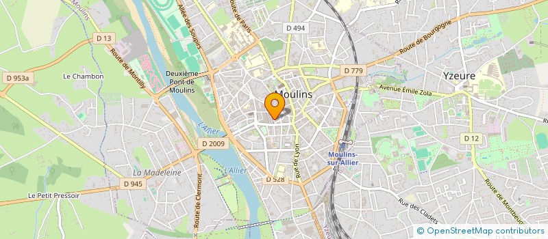 localisation de l'entreprise SIMAYI à MOULINS