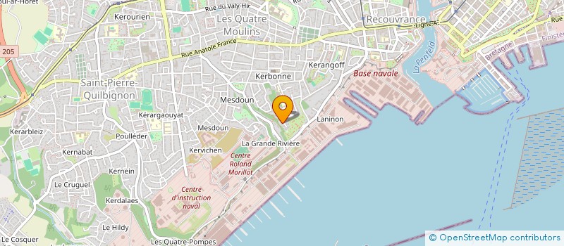 localisation de l'entreprise SIMBA 24  BREST