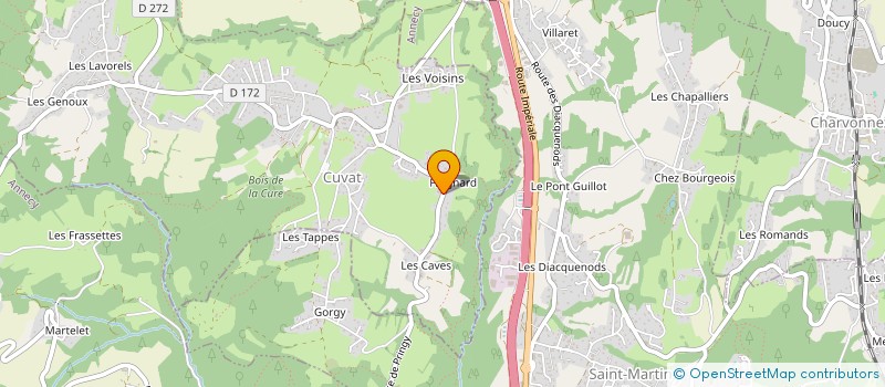 localisation de l'entreprise SIMBA  CUVAT