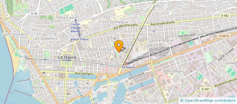 localisation de l'entreprise SIMBA à LE HAVRE